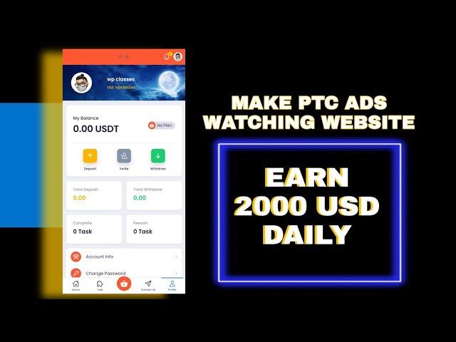 HOW TO MAKE PTC ADS WATCHING MLM MONEY MAKING WEBSITE