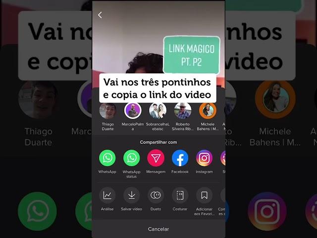 Como BAIXAR VÍDEO do TikTok SEM MARCA D'ÁGUA pelo CELULAR (SEM PROGRAMA ou APP)