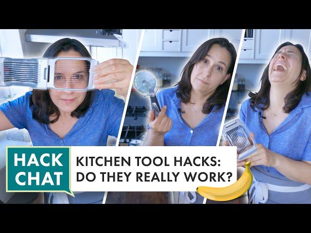 Testing 7 Popular Kitchen Gadget Hacks See What Works?! | The Spruce Eats #HACKCHAT