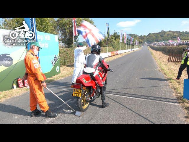 Kop Hill Climb 2023 - motorcycles - 1960 onwards - classic motorcycle action