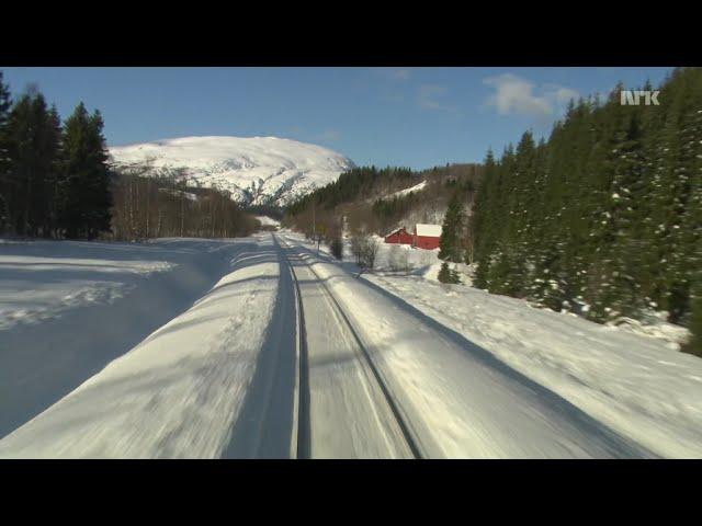 [9:56 Hours] Train Journey to the Norwegian Arctic Circle, WINTER [1080HD] SlowTV