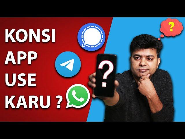 WhatsApp Vs Telegram Vs Signal | Full Comparison | The Real Truth Of These Apps
