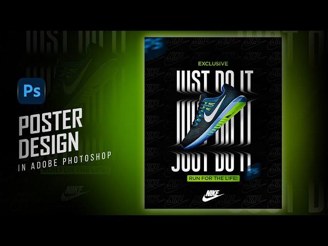 Amazing poster design in Adobe Photoshop I Photoshop Tutorial I Modern Poster Design