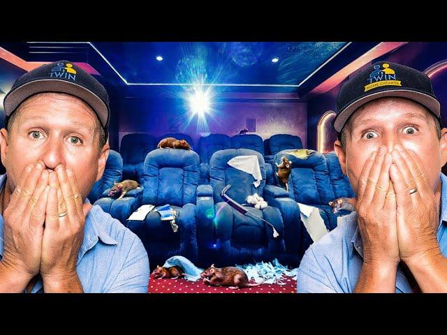 $100,000 home theatre being DESTROYED by mice...