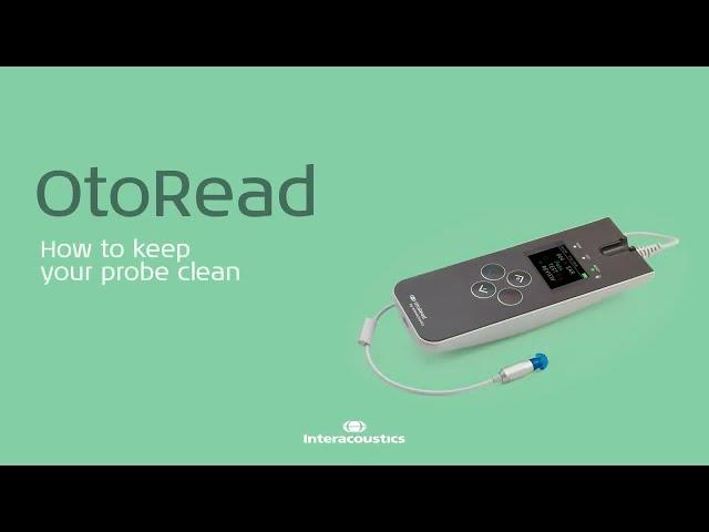 OtoRead: How to clean the probe