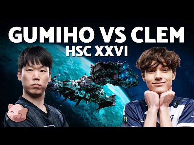 GUMIHO's Battlecruiser Surprise vs CLEM | HomeStory Cup XXVI (Bo5 TvP) - StarCraft 2