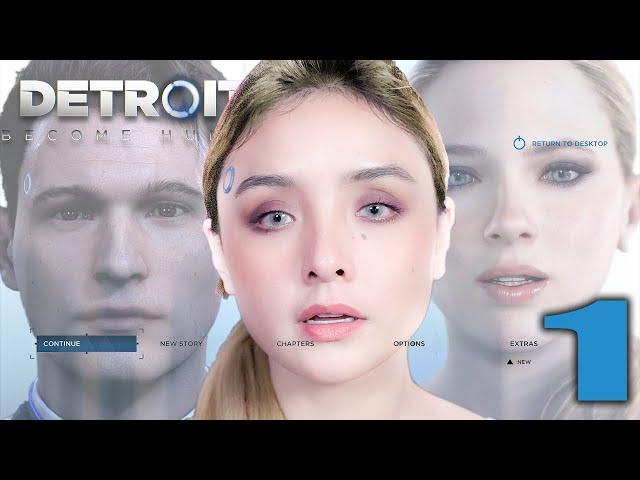 1st Time - Let's Play Detroit: Become Human Part 1 Blind Playthrough Gameplay 4K60