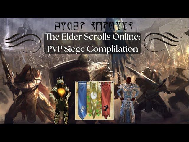 Cyrodiil Epic Siege Compilation - The Elder Scrolls Online #elderscrollsonline #pvp #elderscrolls