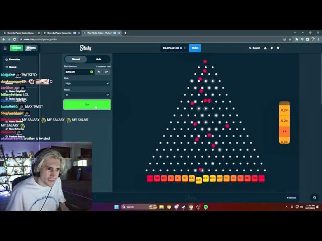 XQC GOES ALL OUT ON PLINKO WITH $3.5 MILLON 