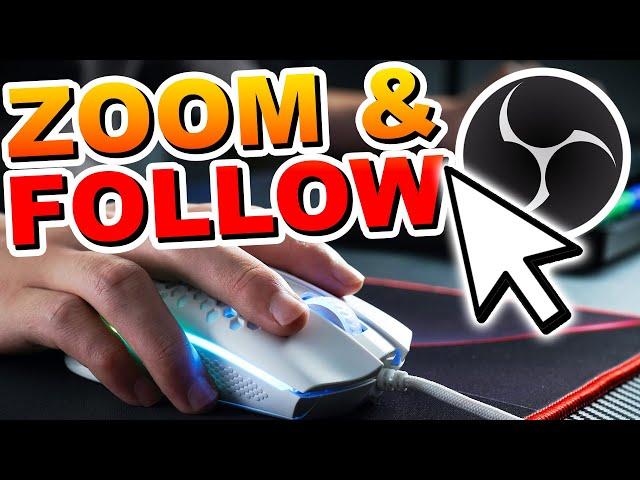 NEW Zoom And Follow Mouse for OBS - Easiest Method