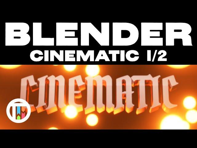 Cinematic Text Intro in Blender 2.8 Eevee - 1 of 2 | TutsByKai