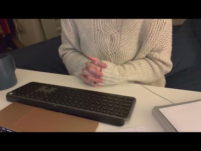 ASMR | Sleep Clinic Registration | Work-From-Home | Accent | Keyboard Typing | Hand Movements