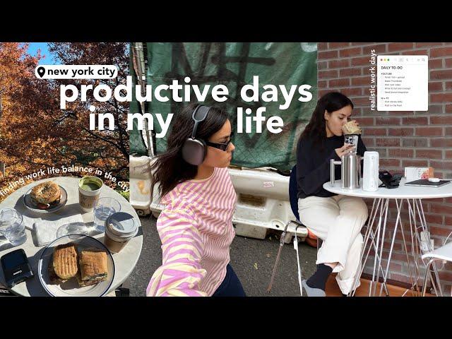 productive days in my life in nyc | finding work-life balance