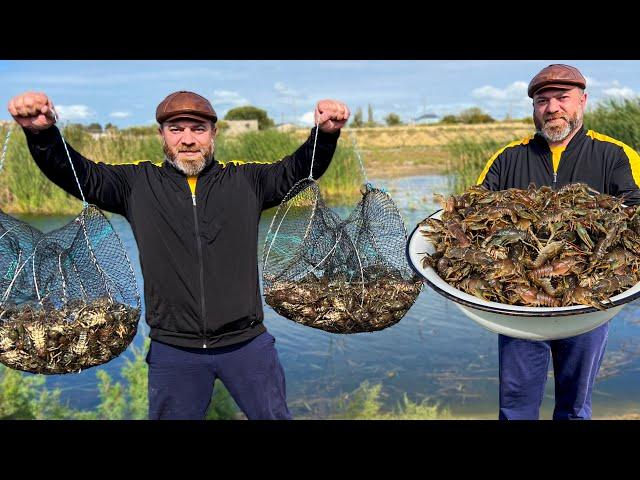 I'm Cooking Freshly Caught Crayfish from the Lake! Minimum Ingredients Maximum Taste