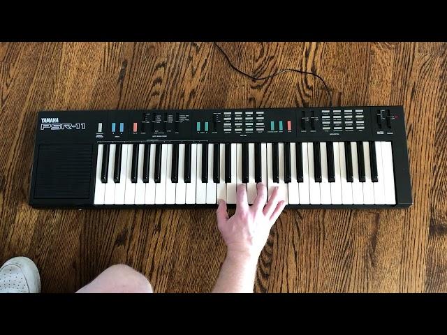 Yamaha PSR-11 1986 Vintage FM Synthesizer Keyboard