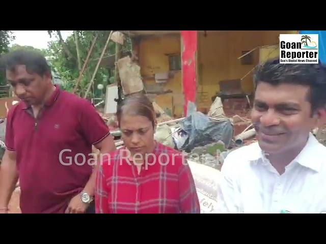 Goan Reporter News: Assagao House Demolition Issue:: Family Members Addresses Media