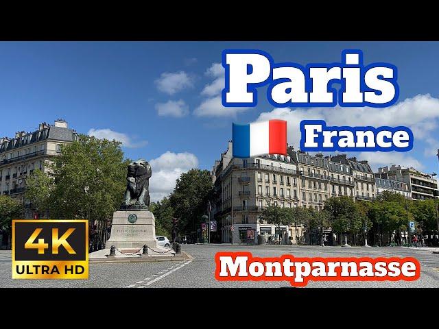 Paris, France  | Montparnasse (Summer) | 4K Walking Tour