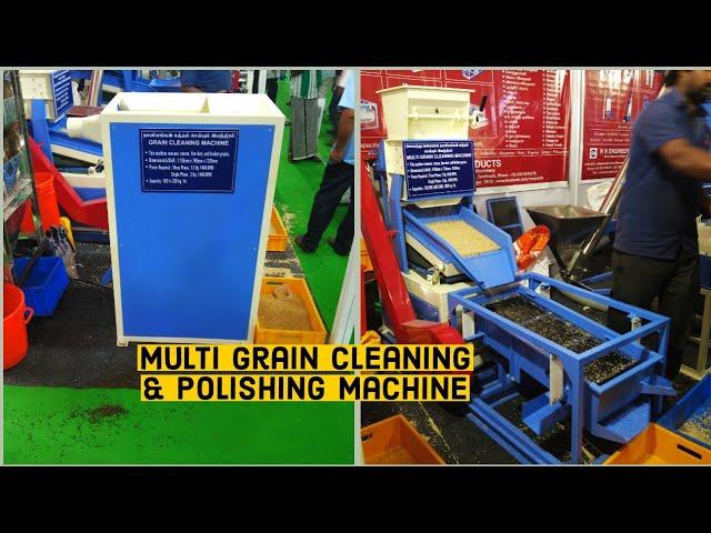 Multi Grain Cleaning & Polishing machine|Millet cleaning machine