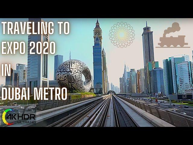 Dubai Metro Full Trip 4K HDR | Cheapest & easiest way to Travel within Dubai | Latest info