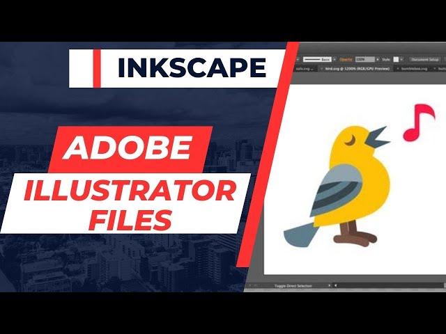 Inkscape Tutorial: How to Import Adobe Illustrator Files (EASY!)