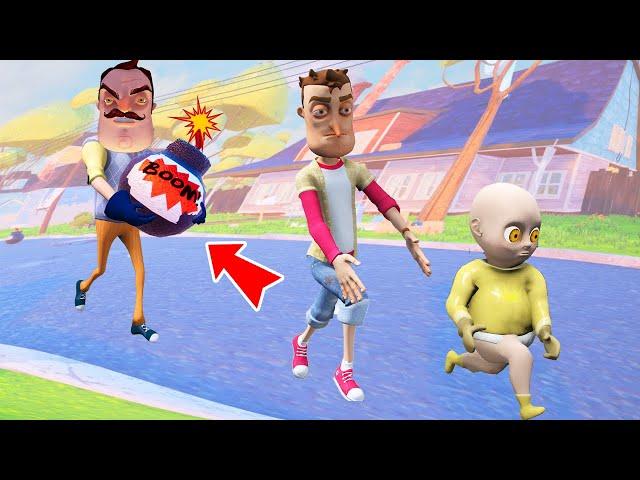 CRAZY WILSON IS AFTER US  Hello Neighbor GTA 5 Mods