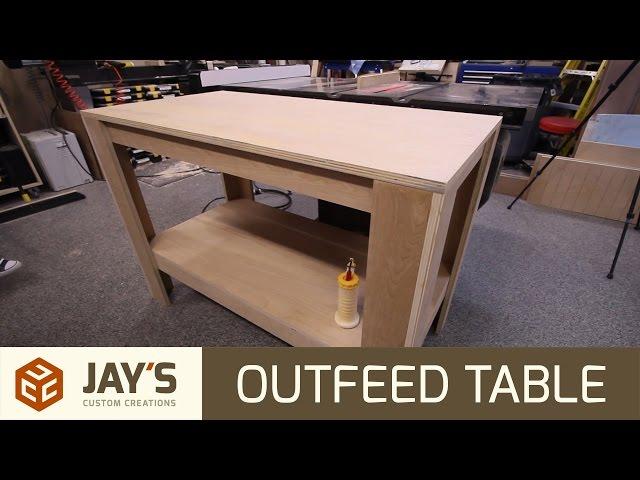 Shop Table From 1 Sheet of Plywood - 259