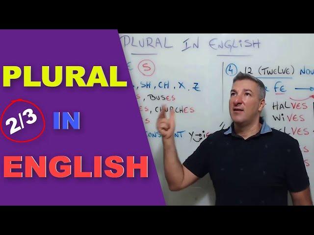 PLURAL EM INGLÊS (IRREGULAR) - AULA 2/3