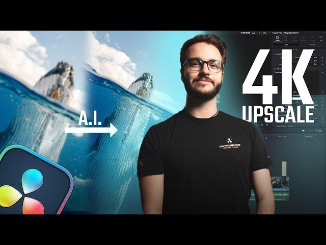 SUPERSCALE 2X ENHANCED: Verbessere die Qualität deiner Videos! | DaVinci Resolve Tutorial