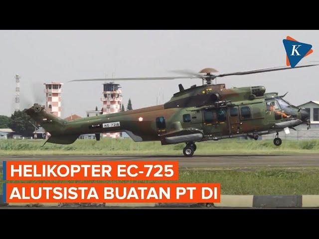 Spesifikasi Helikopter Tempur EC-725 Buatan PT DI