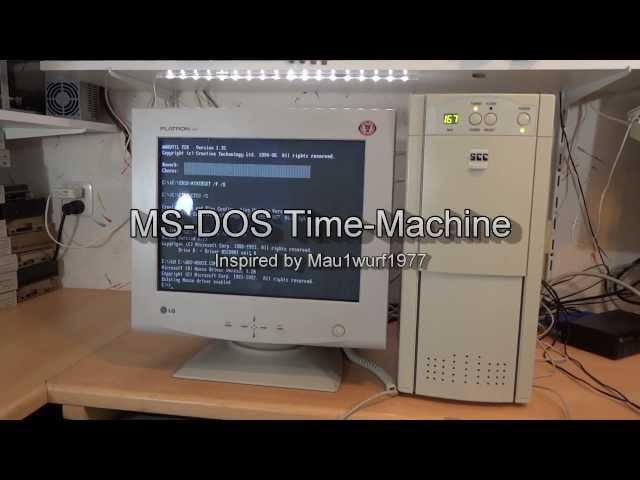 MS-DOS Time-machine: Hardware build, Pentium 166, Awe32, Doom, Jill of the jungle