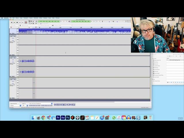 Recording Vocals Over A Backing Track With Audacity