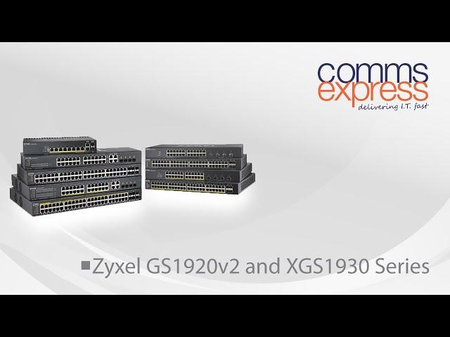 Zyxel NebulaFlex Hybrid Switch Series - GS1920v2 and XGS1930 Series
