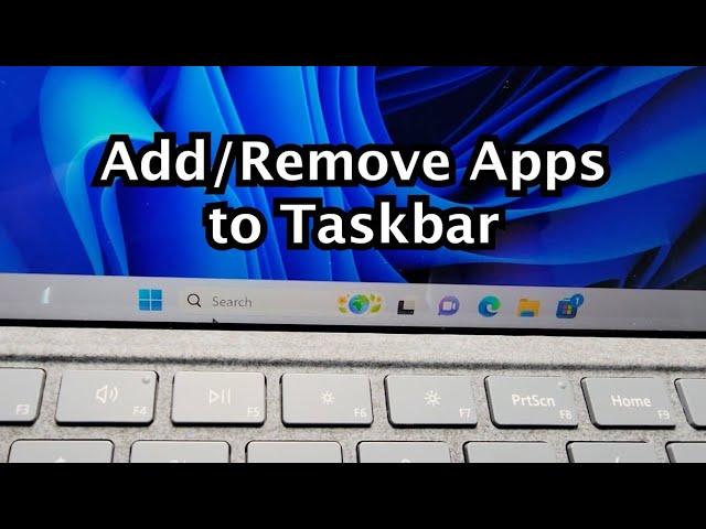 How to Pin / Unpin Apps to Taskbar on Windows 11 or 10 PC