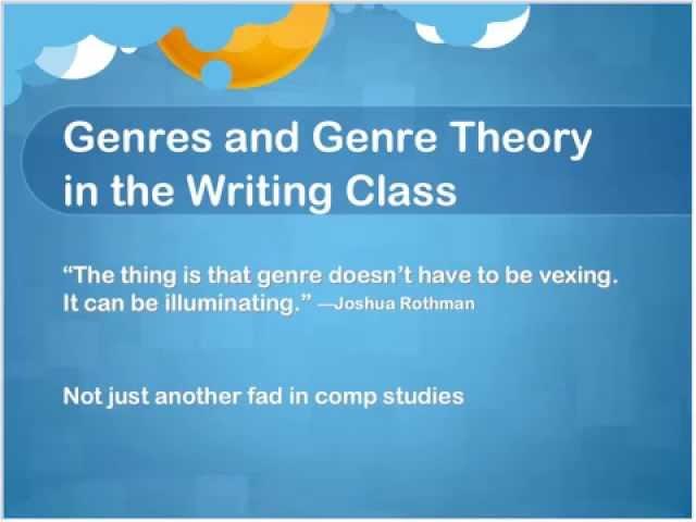 Managing the Apocalypse Teaching Writing Through Genres with John J. Ruszkiewicz