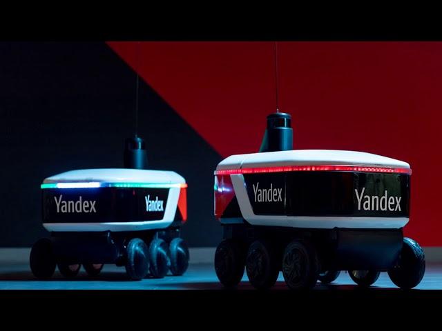 Yandex is now testing a self-driving sidewalk cargo delivery robot