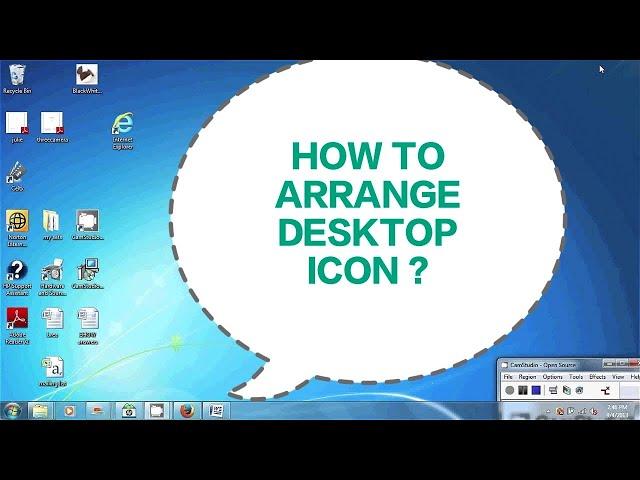 How to Arrange Desktop Icon||ZYOJYO TECH||