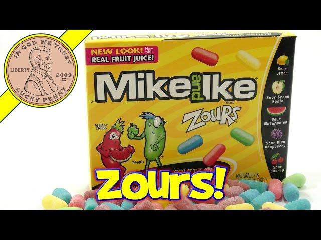 Mike and Ike Zours - Sour Fruit Flavored Candy