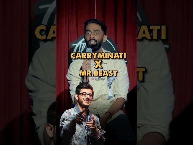 Carry Minati X Mr.Beast | Pranit More | #standup #crowdwork #rjpranit #carryminati #mrbeast