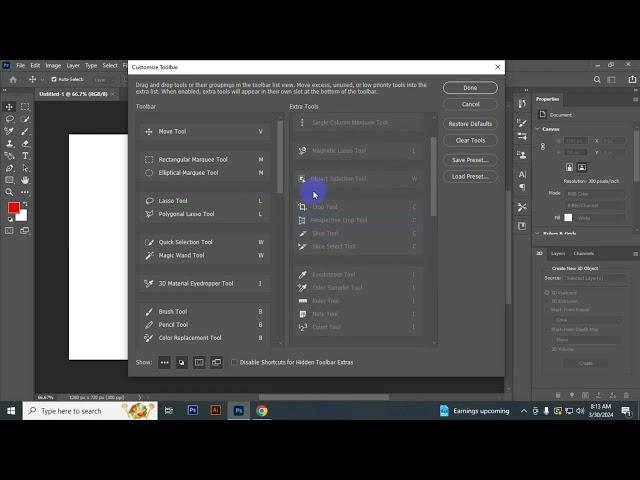 Object Selection Tool Missing in Photoshop