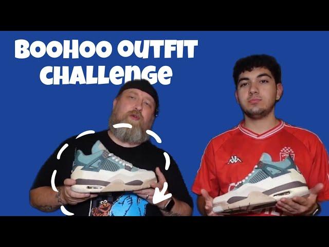 £50 BoohooMen Outfit challenge Ft the Snorlax Jordan 4's who did it better???