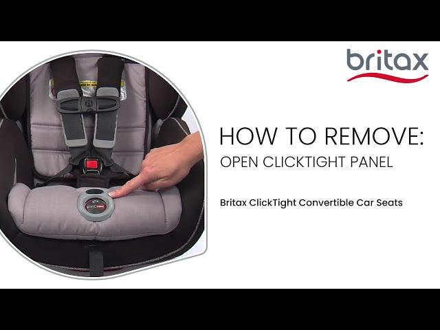 How To Open ClickTight Panel On ClickTight Convertible Car Seats