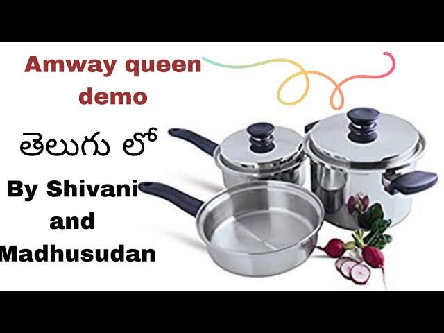 Amway queen cookware || Demo in Telugu || Amway queen demo