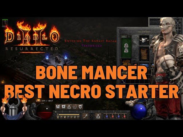 Diablo 2 Necromancer Guide: BUDGET BONE SPEAR | Ultimate Season 8 Starter Setup!