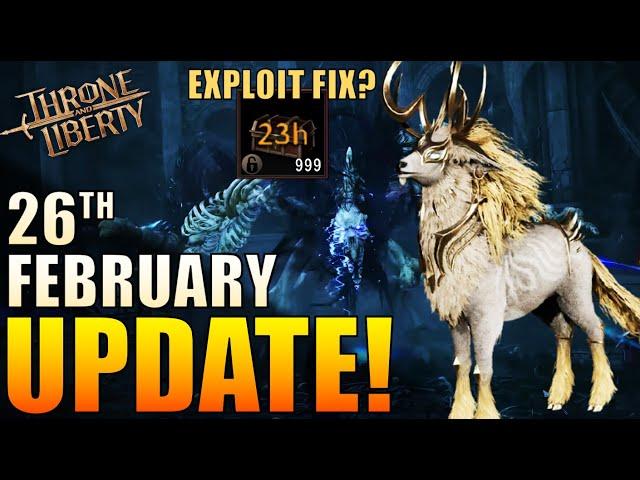 Throne & Liberty UPDATE 1.15.2: Double Archboss, Feral Guardian, Culinary Contracts (chest exploit?)