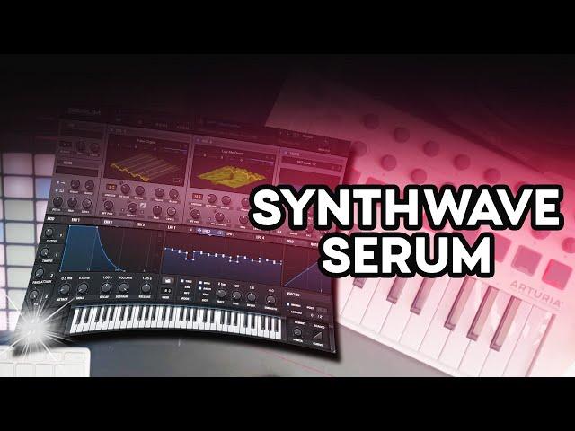 Synthwave 80 Serum presets,  Sample Pack, MIDIs