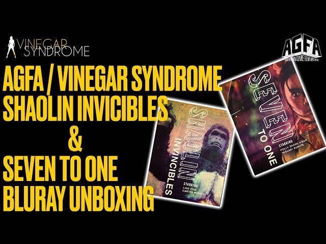 AGFA/Vinegar Syndrome - Shaolin Invincibles & Seven To One UNBOXING &  SHAOLIN VS WUTANG Rumour??