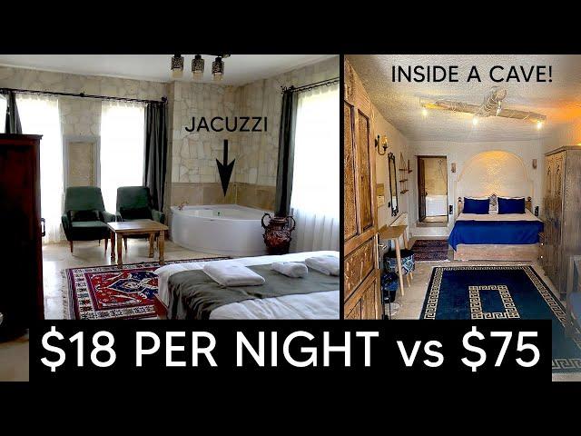 Affordable LUXURY for $18 and $75 a Night in CAPPADOCIA, Turkey