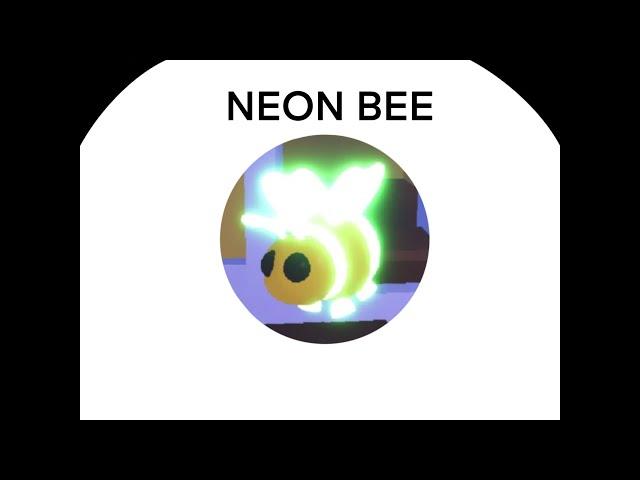 Making a neon bee in adopt me