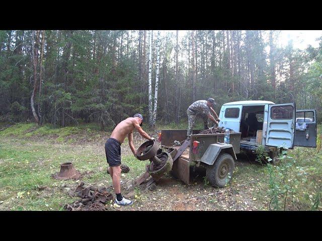 ТАКОЙ МЕТАЛЛОКОП МНЕ НРАВИТСЯ! НАШЁЛ ОТЛИЧНЫЙ МЕТАЛЛ!ЗАПЧАСТИ ОТ ТРАКТОРОВ! ЗАГРУЗИЛ ПОЛНЫЙ ПРИЦЕП!