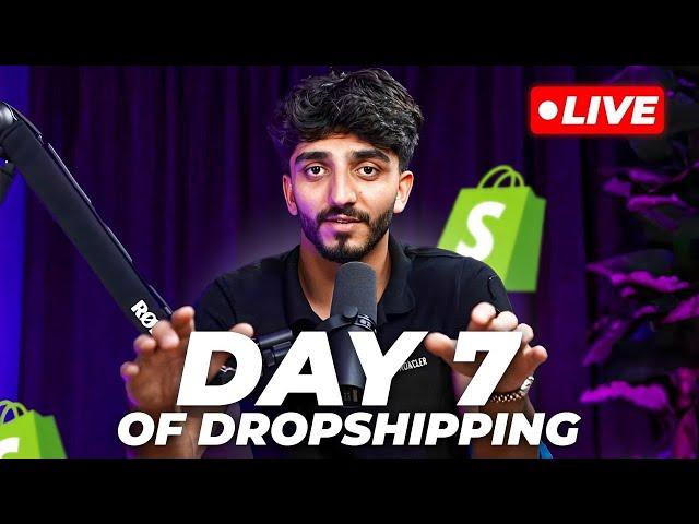 Day 7: Adding My First Winning Product | Shopify Dropshipping Live